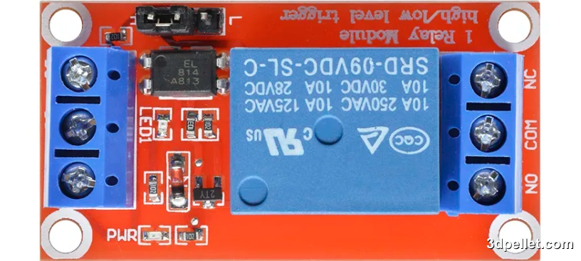 Relay Module with EL814 Family Optocoupler.