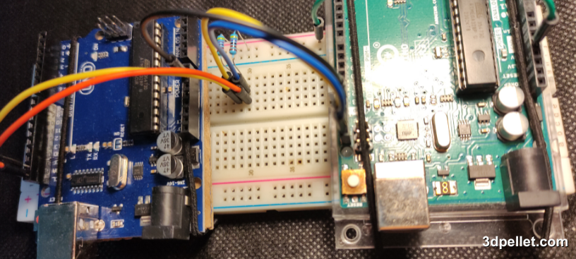 Conexión de dos Arduinos utilizando bus I2C.