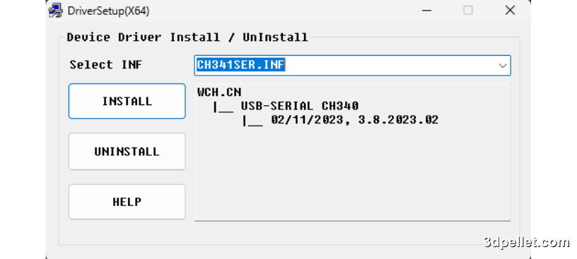 Instalación de controlador para chip CH340G