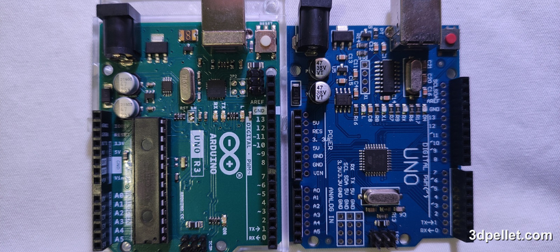 Arduino Uno Original y Arduino Uno Genérico